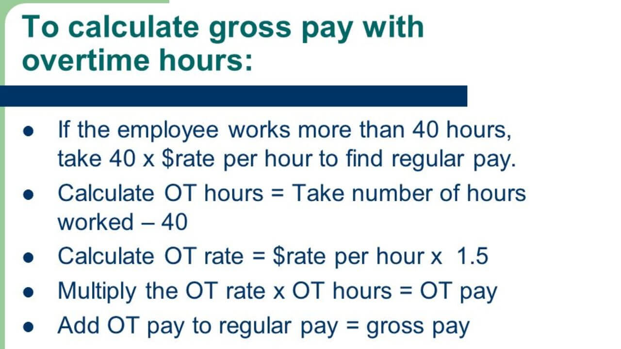 Calculate Overtime Pay